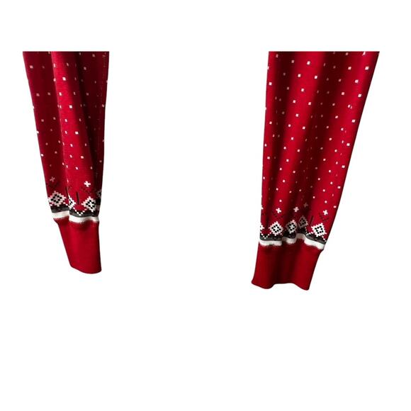 Hanna Andersson Red & White Snowflake Print Pajama Pants Size XL - Picture 5 of 5